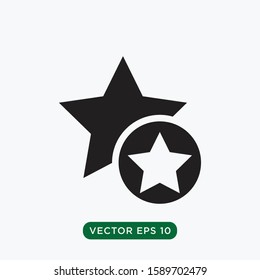 star icon vector template design concept