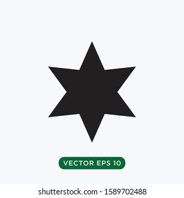 star icon vector template design concept