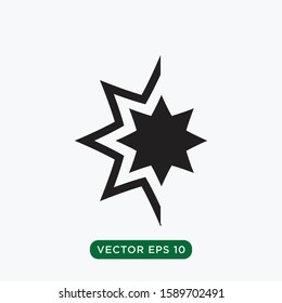 star icon vector template design concept
