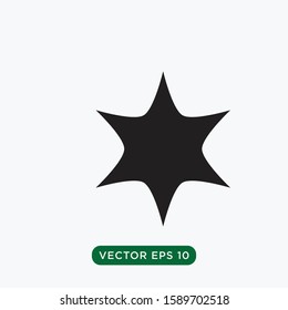star icon vector template design concept