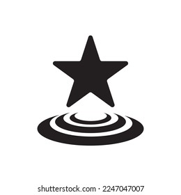 Star icon vector, template design, vector illustration