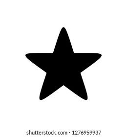 Star Icon vector. Star vector icon. Star Icon in trendy flat style isolated on white background. Rating symbol for web design