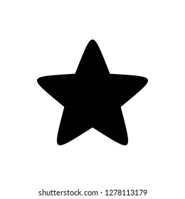 Star Icon vector. Star vector icon. Star Icon in trendy flat style isolated on white background. Rating symbol for web design