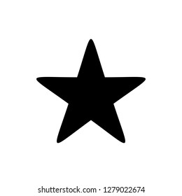 Star Icon vector. Star vector icon. Star Icon in trendy flat style isolated on white background. Rating symbol for web design