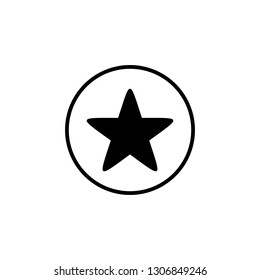 Star Icon vector. Star vector icon. Star Icon in trendy flat style isolated on white background. Rating symbol for web design
