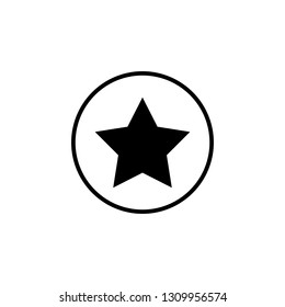 Star Icon vector. Star vector icon. Star Icon in trendy flat style isolated on white background. Rating symbol for web design