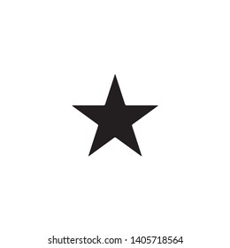 Star icon vector.  Trendy flat design style on white background.