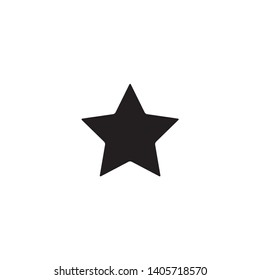 Star icon vector.   Trendy flat design style on white background.