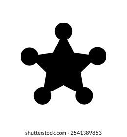 Star icon vector. Twinkling star illustration sign. Sparkles symbol. Shining burst logo.
