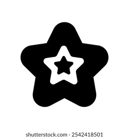 Star icon vector. Twinkling star illustration sign. Sparkles symbol. Shining burst logo.