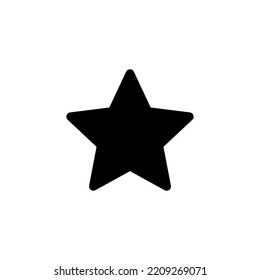 Star Icon vector for web and mobile app. rating sign and symbol. favourite star icon