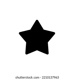 Star Icon vector for web and mobile app. rating sign and symbol. favourite star icon