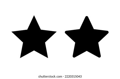 Star Icon vector for web and mobile app. rating sign and symbol. favourite star icon
