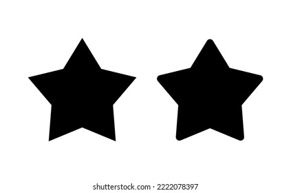 Star Icon vector for web and mobile app. rating sign and symbol. favourite star icon