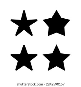 Star Icon vector for web and mobile app. rating sign and symbol. favourite star icon