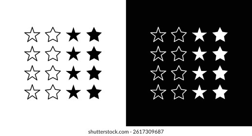 Star icon vector for web and mobile app. Symbol isolated.