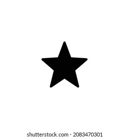 Star icon vector for web site Computer and mobile app
