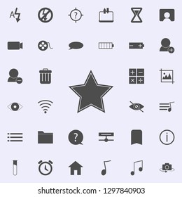 star icon. web icons universal set for web and mobile