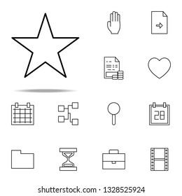 star icon. Web icons universal set for web and mobile