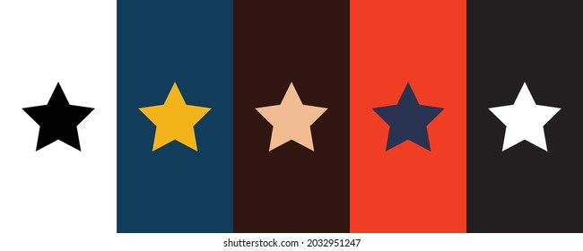 Icono de estrella para web y móvil
