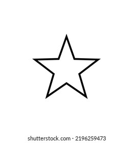 Star Icon for web and mobile app. rating sign and symbol. favourite star icon