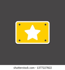 star icon. web sign