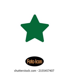 star icon with white background