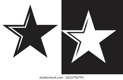 Star Icon.Favorites Solid Icon Design.Sparkle vector icons set. Shine symbol illustration. star sign collection.