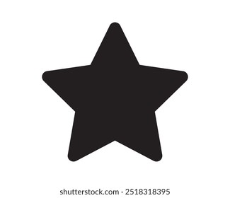 Star icons designed isolated on white background.