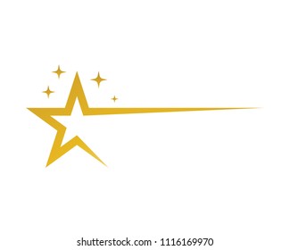 Star icons logo template vector