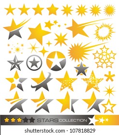 Star icons and logos collection