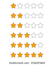 star icons. Quality control . vector illustration. EPS 10.