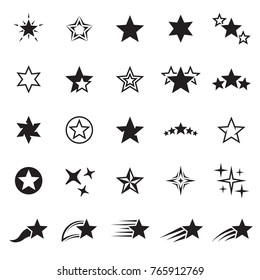 Star icons set