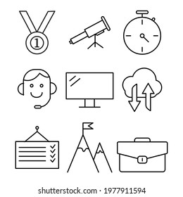 star up icons set. star up pack symbol vector elements for infographic web.