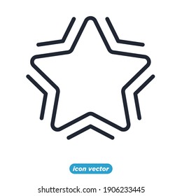 star icons. Shining star. Abstract Falling Star symbol vector illustration