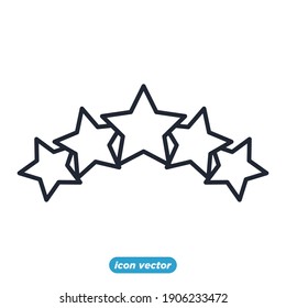 star icons. Shining star. Abstract Falling Star symbol vector illustration