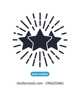 star icons. Shining star. Abstract Falling Star symbol vector illustration