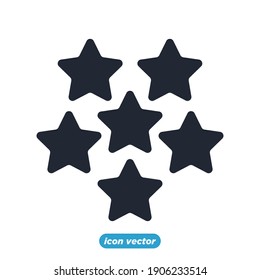 star icons. Shining star. Abstract Falling Star symbol vector illustration