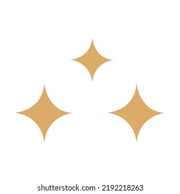 Star icons. Twinkling stars, sparkles, winkling stars vector illustration on white decoration.