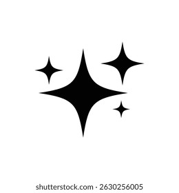 Star icons. Twinkling stars. Sparkles, shining burst. Christmas vector symbols isolated. Retro futuristic sparkle icons collection. collection of star icons in vector, shining icons, shiny, sparkling