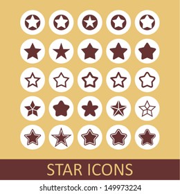Star icons for website