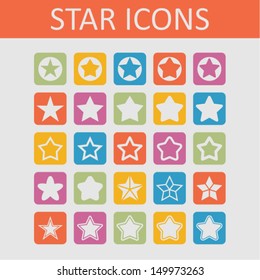 Star icons for website