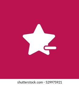 star idelete favorite icon vector, can be used for web and mobile design