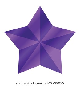 Star illustration on s white background.