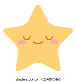 Star illustration with smiley emoji for all purpose