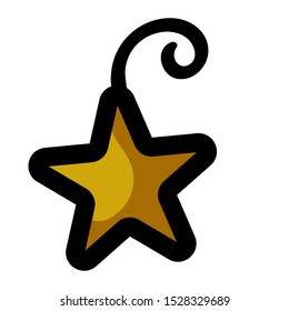 Star illustration vector clipart. Images for stickers or website. Icon. Badge. - Vector. Vector illustration