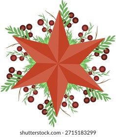 Estrelas complementam as decorações de Natal