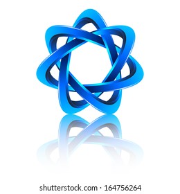 Star infinite loop abstract design template