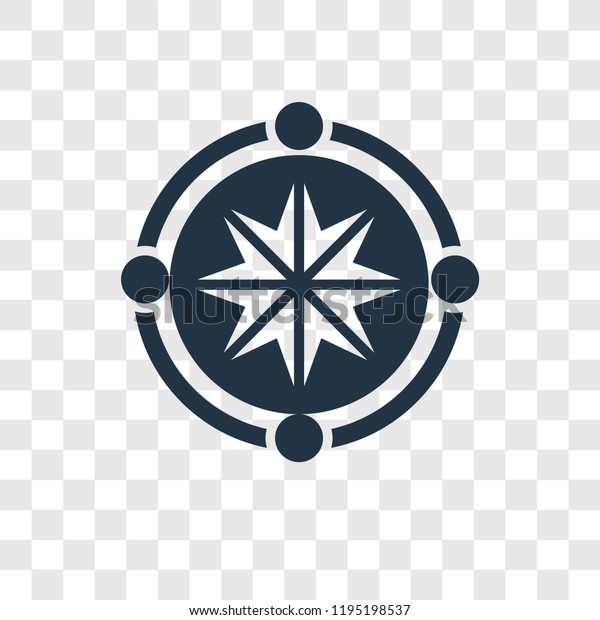 Star Inside Circle Vector Icon Isolated Stock Vector Royalty Free