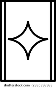 Star inside minimalist decorative rectangles